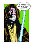 Komar Wandafbeelding | Star Wars Classic Comic Quote Obi Wan | Kinderkamer, jeugdkamer, decoratie, kunstdruk | zonder lijst | WB119-50x70 | Maat: 50 x 70 cm (breedte x hoogte)