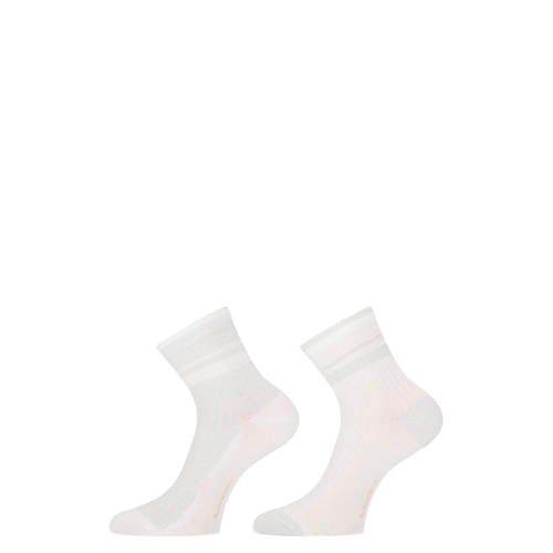 Marcmarcs sokken Venna met glitters - wit/zilverkleurig (set van 2)