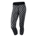 Nike Printed Relay Crop Tights Femme – Leggings de course et d'entraînement confortables et respirants en noir/blanc imprimé.