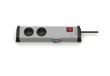 EHMANN 0221x00022301 contactdoos 2-voudig met geïntegreerde FI-schakelaar 30 mA, 1,5 m voedingskabel
