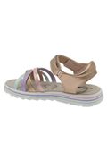 Beppi Sandalen lichtblauw / goud / lichtlila