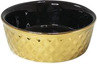 Nobby Keramische Kom Goud, goud/zwart Ø 20 x 7 cm, 1,00 l, 1 stuk