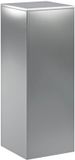 vidaXL Plantenstandaard zilver 30 x 30 x 80 cm Staal