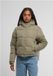Urban Classics Peached With Hood Gewatteerd jack Olijfgroen