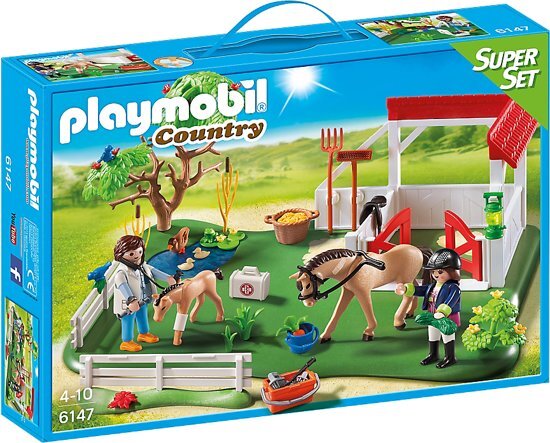 playmobil superset eerste hulp in de stal 6147