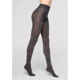 Oroblu geruite panty 60 denier zwart