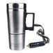 Tasse-bouilloire électrique en acier inoxydable pour voiture - 400ml - 12V