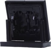 Jung LS995SWM - E2VZW Bedieningselement/Centrale Plaat - Zwart