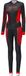Held Race Skin Pro, combinaison fonctionnelle femme, Noir/Rouge, M