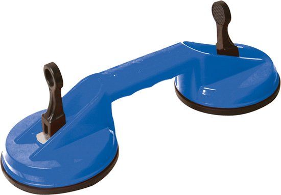 Silverline Dubbele Glasdrager - 70 kg - Blauw