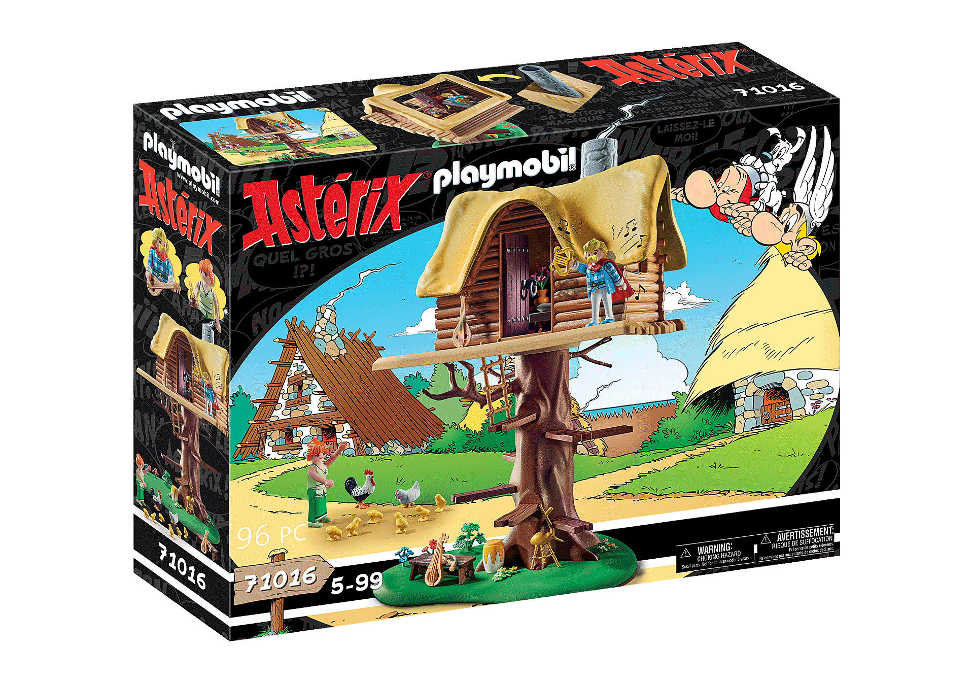 playmobil Asterix: Troubadix mit Baumhaus