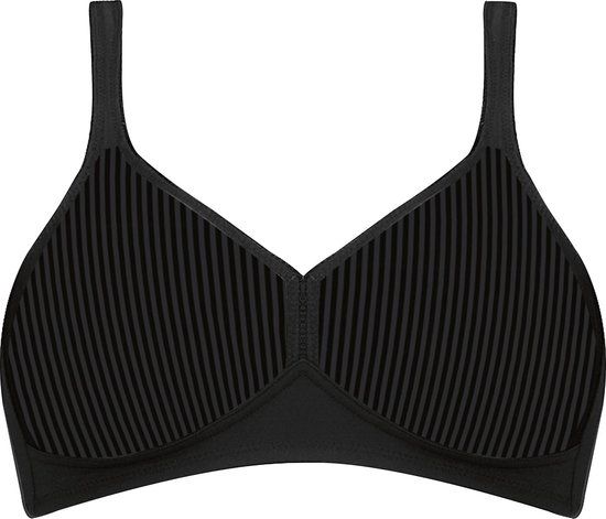 Triumph Modern Soft+Cotton bh zonder beugel - zwart
