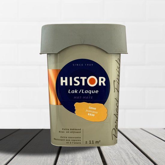 Histor Perfect Finish Lak Mat - Genot - 0.75 liter