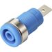 TRU COMPONENTS MP-32 blau Veiligheids-inbouwbus Bus, recht Stift-Ø: 4 mm Bleu 1 pièce(s) Bulk