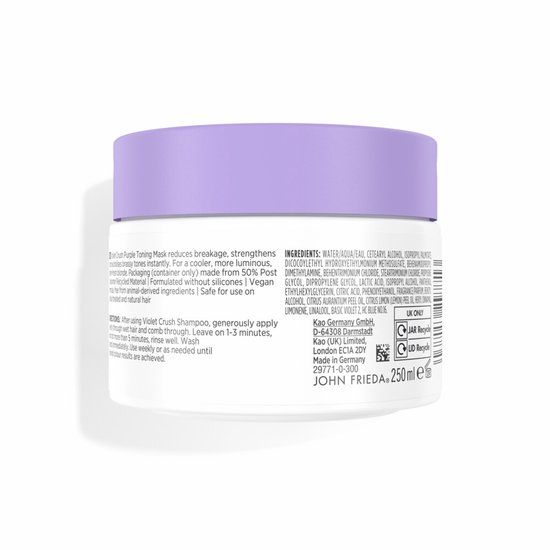 John Frieda Violet Crush Purple Toning Haarmasker - 250 ml