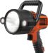 BLACK+DECKER Zaklamp Led Oplaadbaar 10 Watt 750 Lumen Zwart/oranje