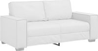 vidaXL Loveseat Wit Kunstleer 180 cm