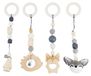 Solidchoice - Arche de jeu en bois pour bébé - Lot de 4 - Gris