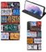 B2Ctelecom Samsung Galaxy S21 Plus Book Case Kunstleer/TPU Kentekenplaten