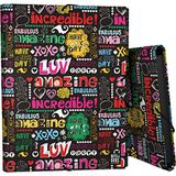 Grafoplás Map met 3 kleppen, gevoerd karton, hardcover, folio-formaat, Bits&Bobs pop-up design, Nice Day FSC-gecertificeerd