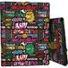 Grafoplás Map met 3 kleppen, gevoerd karton, hardcover, folio-formaat, Bits&Bobs pop-up design, Nice Day FSC-gecertificeerd