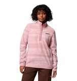 Columbia Benton Springs™ Printed Snap Fleece Met Halve Rits Roze XS Vrouw