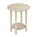 WELL HOME MOBILIARIO & DECORACIÓN Table d'appoint ronde sans laque, 40 x 40 x 75 cm