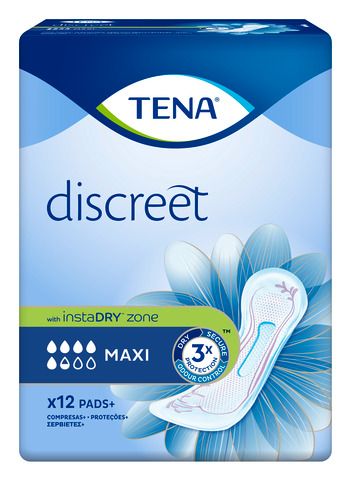 Tena 07322540319972 - Hygieneproducten vrouwen - blauw - 12 stuks