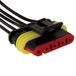 Restagraf Universele voorbedrade connector, serie 1.5 waterdicht - Elektrische aansluiting - 5-weg - mannelijk