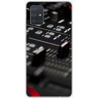 Samsung Galaxy A71 Dj mixer bedrukt siliconen hoesje