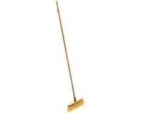 5 Five Simply Smart Klassieke bezem met steel WOOD & CLEAN