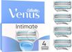 Gillette Venus Intimate scheermesjes pour femmes, 4 lames de rasoir de rechange originales avec une touche d'aloe vera pour rasoir pour femmes, rasoir humide pour femmes, pour la zone intime