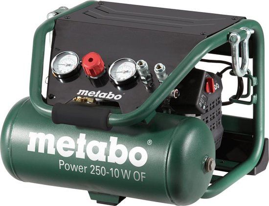 Metabo Power 250-10 W OF Compressor - 1500W - 10 bar - 10L - 100 l/min