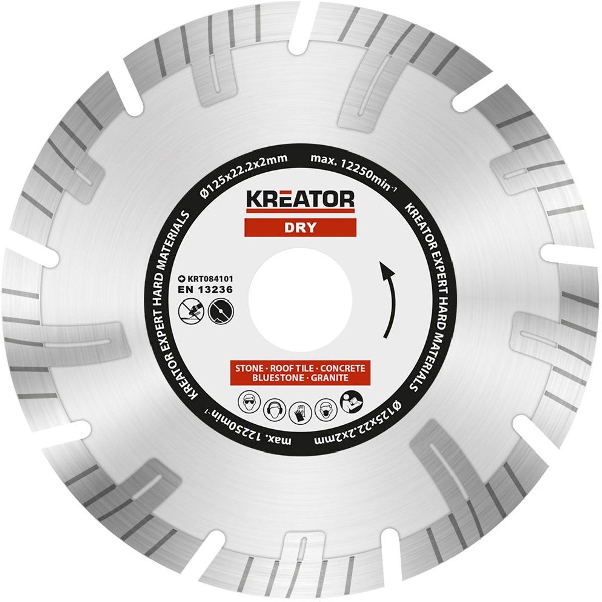 Kreator KRT084101 Diamantschijf D125 Expert