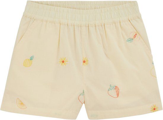 WE Fashion Meisjes relaxed fit short met embroideries