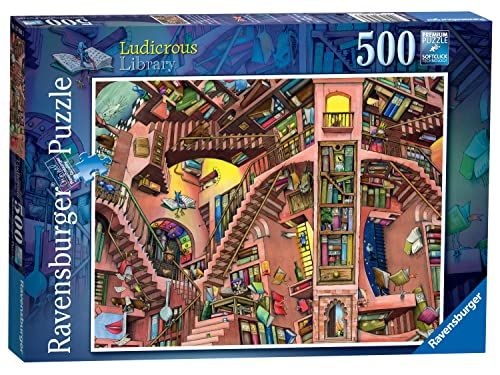 Ravensburger Ludicrous Library - 500 Piece Jigsaw Puzzle
