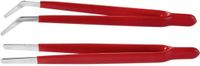 TOOLCRAFT TO-6897171 Pincetset 2-delig Plat-rond, Plat-rond, gebogen