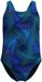 Speedo 1-delig meisjes zwempak Print Leaderb blauw/turquoise