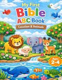 My First Bible ABC Book: The Creation and Animals: Toddler 2-4 yrs of age