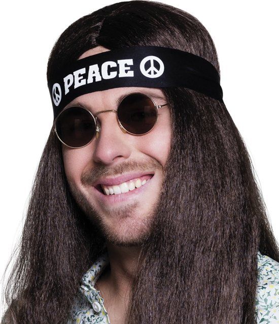 Partywinkel Hippie Hoofdband Peace - 8712026445278