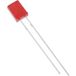 TRU COMPONENTS 1577440 Bedrade LED Rood Rechthoekig 2 x 5 mm 750 mcd 120 ° 20 mA