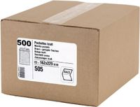 GPV akte-envelop ECO, B5: 17,6 x 25 cm, zelfklevend, bruin, 90 g/m2, 500 st.