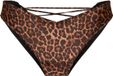 Hunkemöller Highleg Brazilian Quinn Bruin Panterprint Vrouwen Polyester