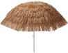 Spetebo parasol de plage Hawaii, diamètre 155 cm, marron, inclinable, avec sac de transport