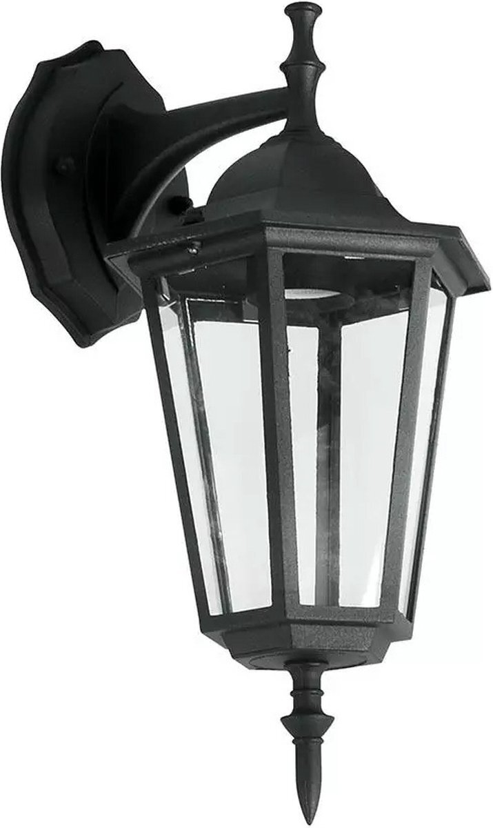 V-tac Traditioneel klassieke wandlamp - Zwart - Hangend - Geschikt voor E27 - IP44