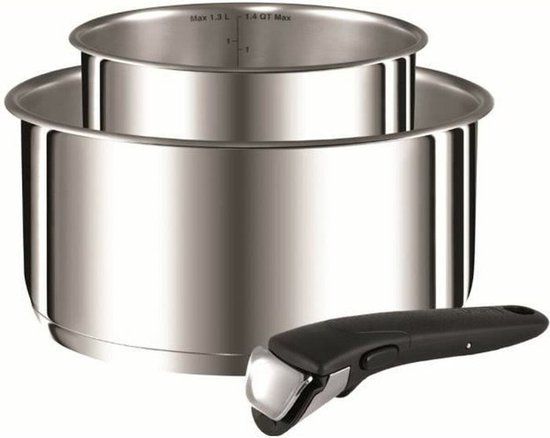 Tefal Ingenio Preference Zilverkleurig Roestvrij staal 3 Onderdelen