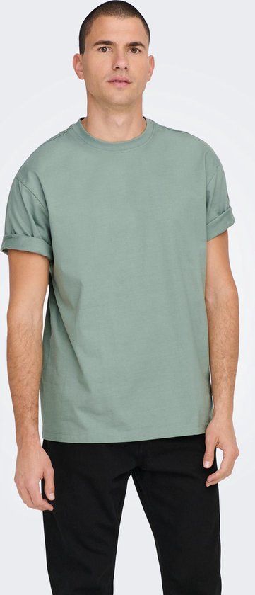 Only & Sons Onsfred Rlx Ss Tee Noos T-shirt - Chinois Green - L - Men