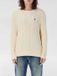Polo Ralph Lauren Pull en maille torsadée à col rond - Beige