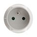Zenitech Adaptateur Transformateur Électrique - Fiche Mâle 20a Vers Fiche Femelle 16a - Blanc