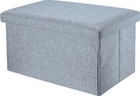 Intirilife Opvouwbare bank 49x30x30 cm in ALASKA GREY